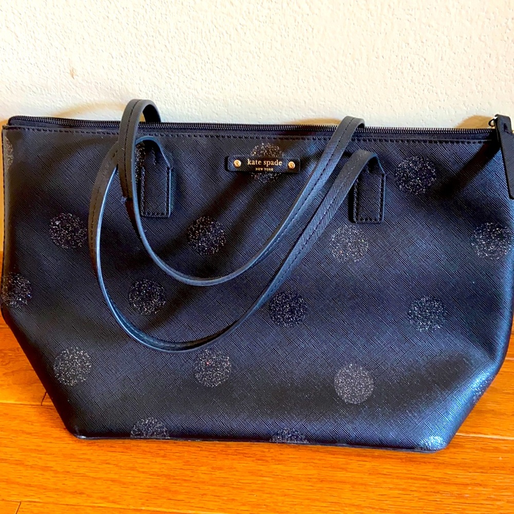 Kate Spade New York Hani Haven Lane Glitter Tote